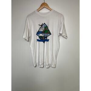 Vintage Washington Shirt 90s Nature T-Shirt Wildlife White